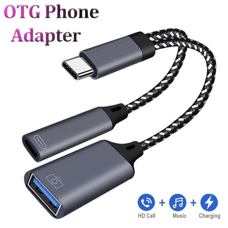 Type C Multiport Adapter - 2 in 1 타입 C OTG