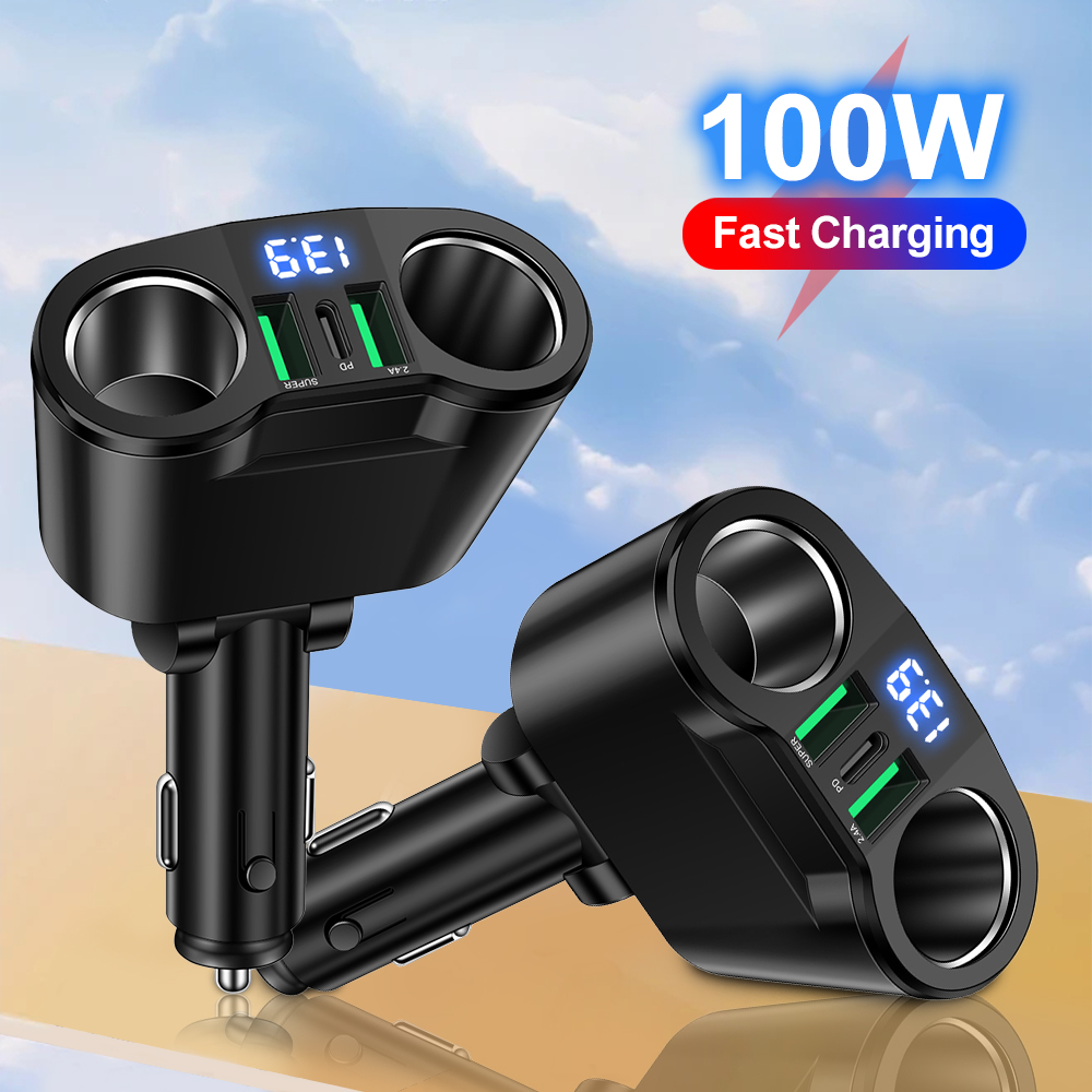Type C Multiport Adapter - USB 차량용 충전기 어댑터 C타입 다중