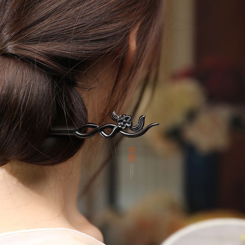 중국 스타일 헤어 스틱 미니멀리스트 백단 수지 조각 꽃 - Tech Hair Accessories 리뷰 및 가격