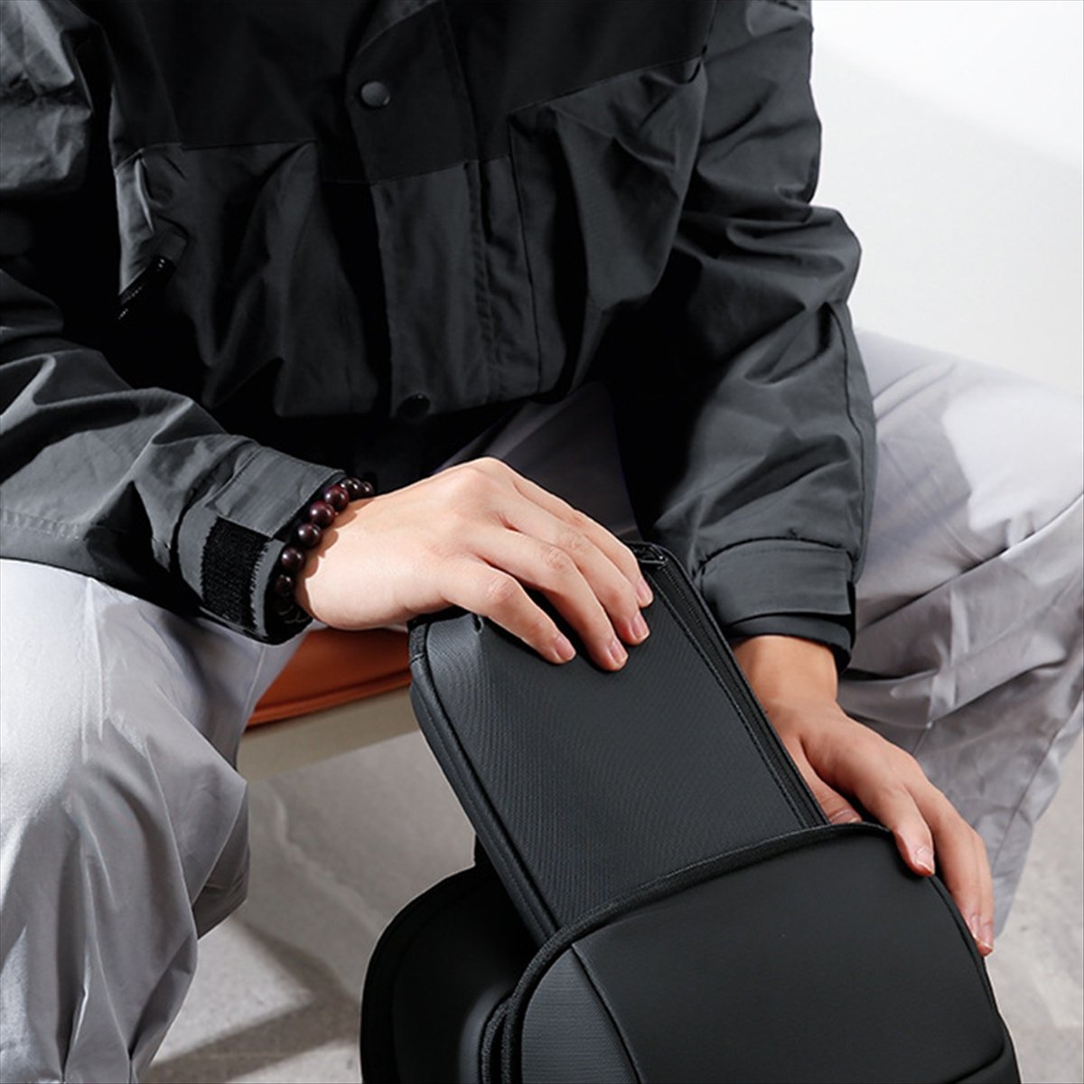 ☶ ❈ ＊ ♥ AC1579-방수 기술 파우치 다층 정리 - Tech Accessories Travel Organizer Pouch 리뷰 및 가격