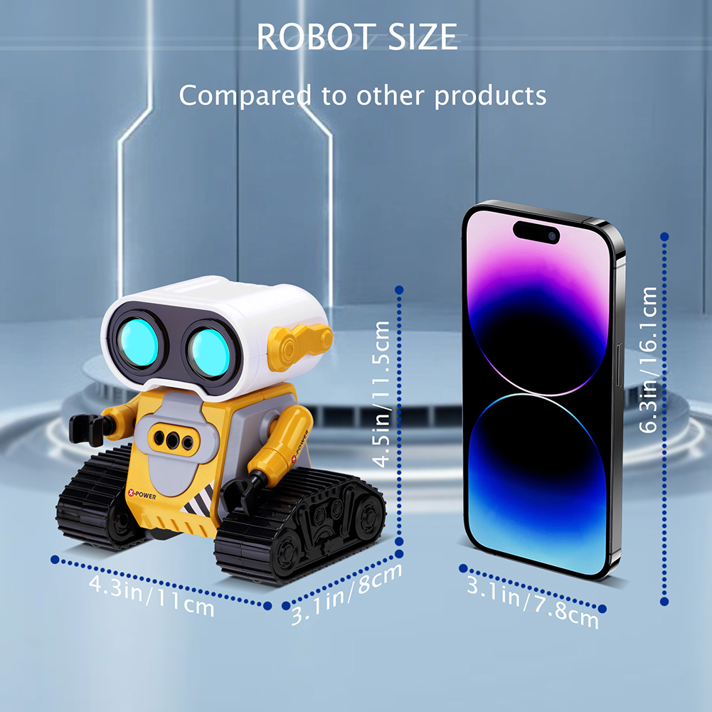 어린이용 LED 조명이 있는 원격 조종 로봇, 360도 - Tech Accessories & Gadgets 리뷰 및 가격