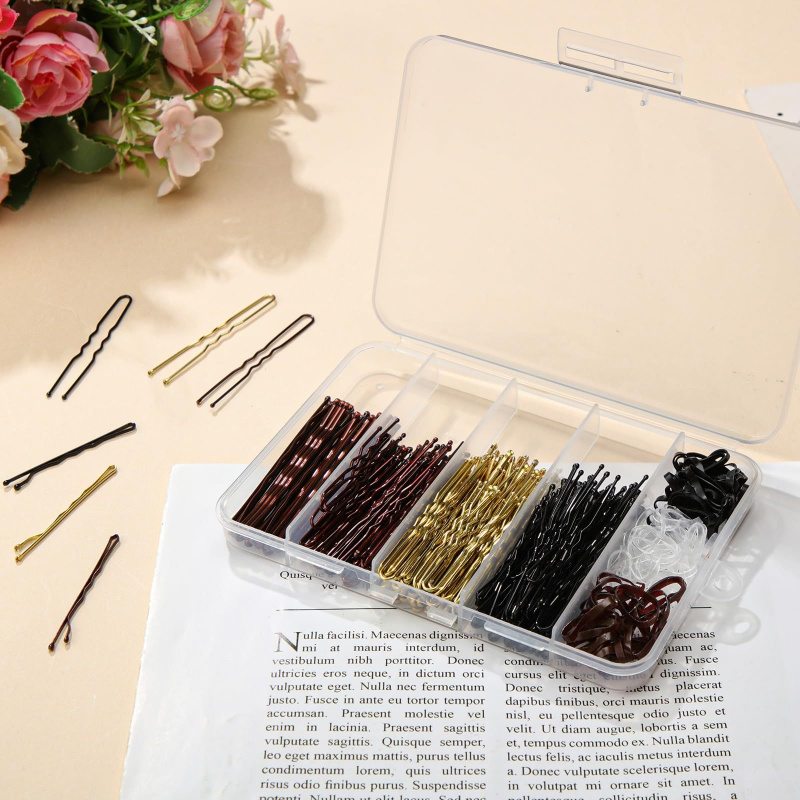 480개입 헤어 스타일링 액세서리 키트 U자형 헤어 포 - Tech Hair Accessories 리뷰 및 가격