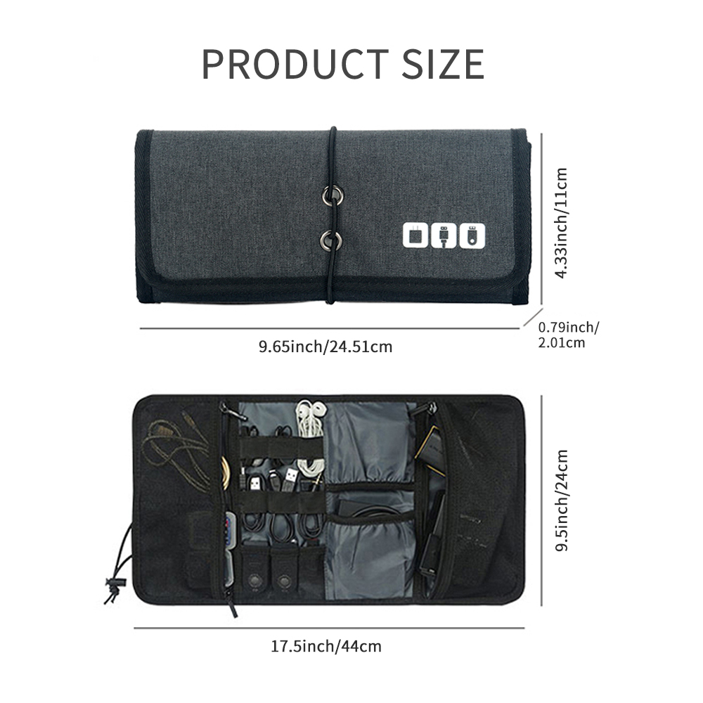 여행용 케이블 보관 가방, 전자제품 정리용 코드 파우치 - Tech Accessories Travel Organizer Pouch 리뷰 및 가격