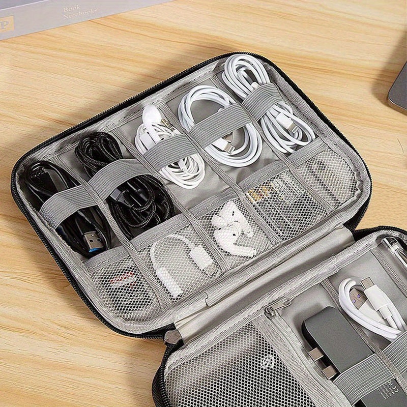 1개입 여행용 케이블 정리 케이스, 다중 포켓 전자 액 - Tech Accessories Travel Organizer Pouch 리뷰 및 가격