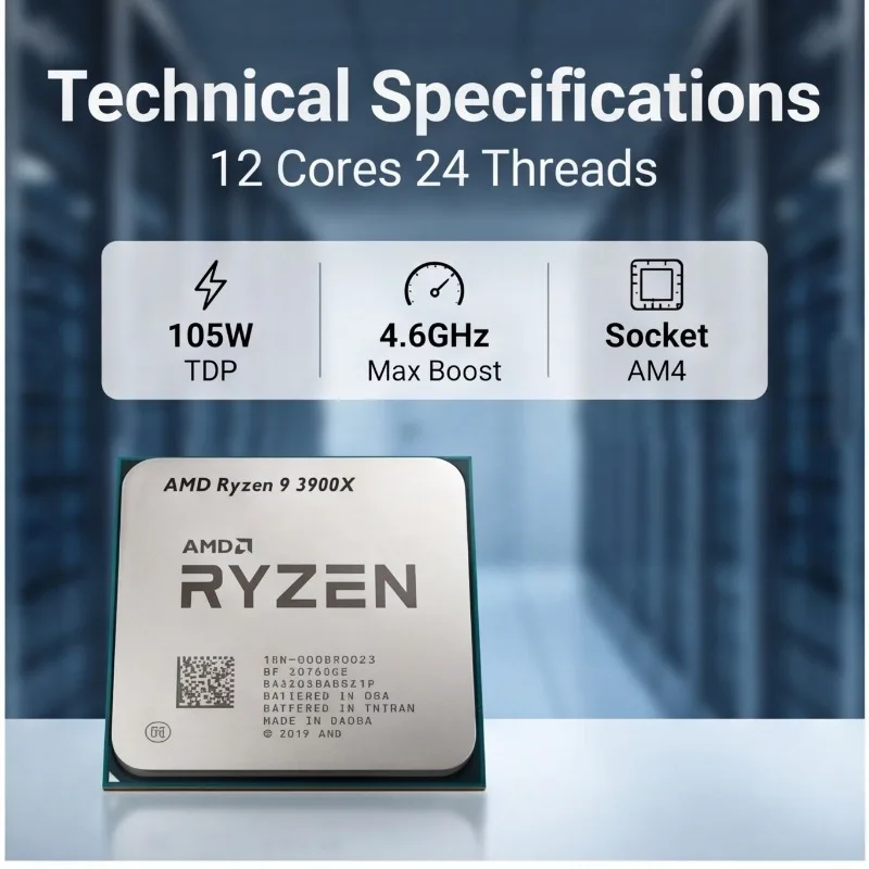 AMD 라이젠 9 3900X 프로세서, 스트리밍용, 1 - Amd Cpu Ryzen 9 리뷰 및 가격