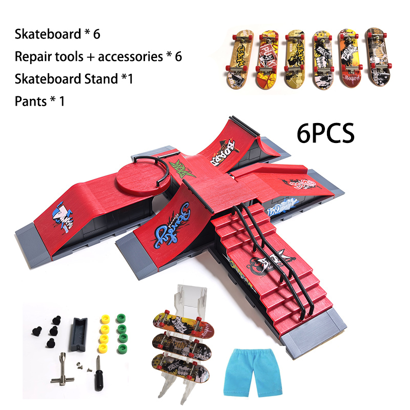 DIY 핑거 스케이트파크 6-in-1 세트 전문가용 테 - Tech Deck Accessories 리뷰 및 가격