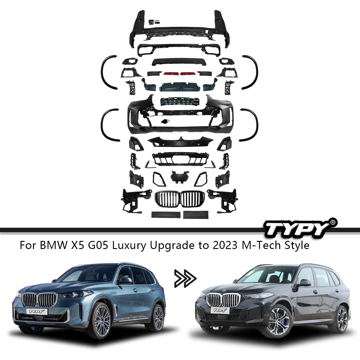 고품질 바디 키트 BMW X5 G05 2023년형 G0 - M Tech Accessories 리뷰 및 가격