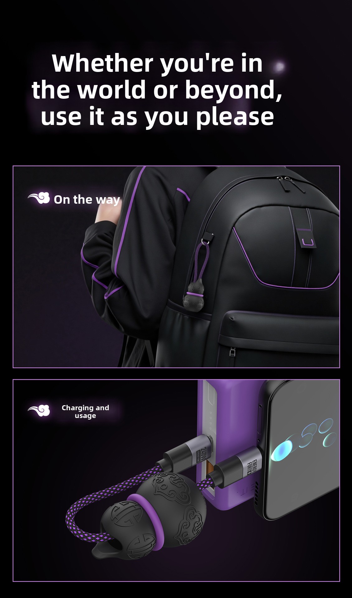 휴대용 케이블 정리 키체인 실리콘 케이블 홀더 여행용  - Tech Accessories Backpack 리뷰 및 가격