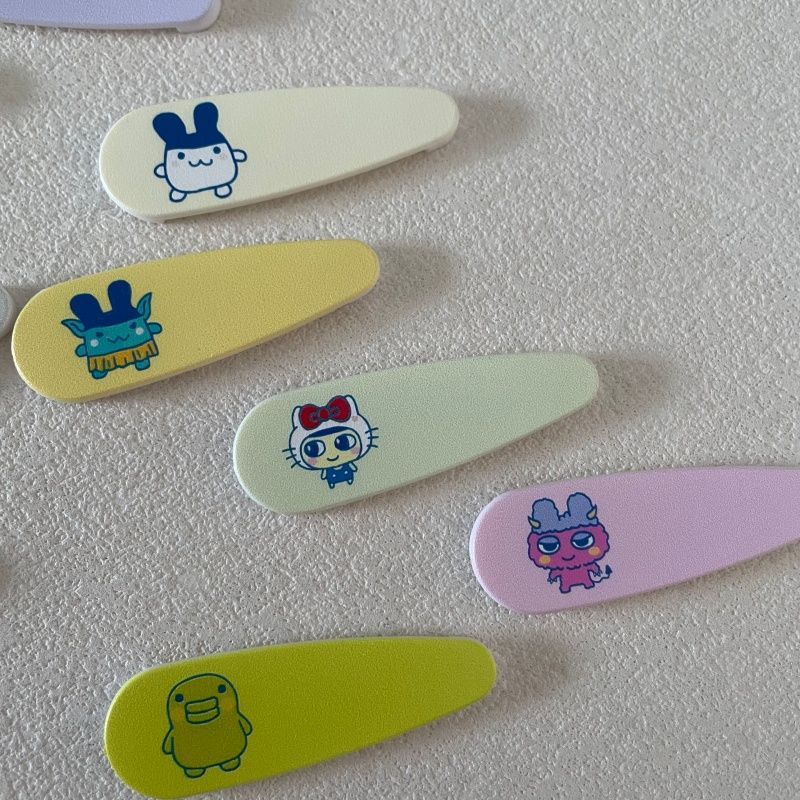 귀여운 만화 다마고치 전자 애완동물 장식용 헤어핀, 여 - Tech Hair Accessories 리뷰 및 가격