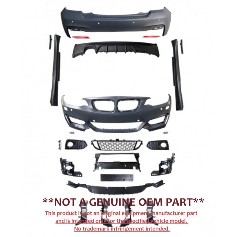 BMW 2 시리즈 F22 2014-2021 업그레이드  - M Tech Accessories 리뷰 및 가격