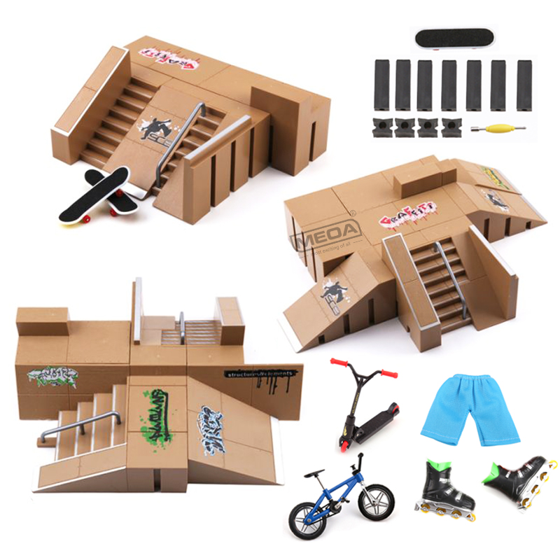 기술 연습 데크 핑거 스케이트 파크 키트 DIY 스케이 - Tech Deck Accessories 리뷰 및 가격