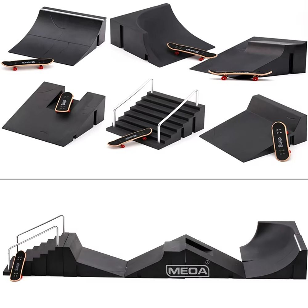 1 세트 새로운 손가락 훈련 스케이트 공원 램프 세트  - Tech Deck Accessories 리뷰 및 가격