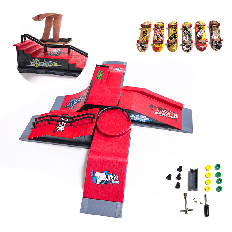 DIY 핑거 스케이트보드 장면 조립 세트 스케이트 파크 - Tech Deck Accessories 리뷰 및 가격